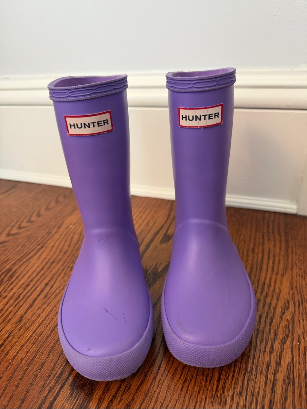 Hunter Kids Lavender Purple Tall Rain Boots